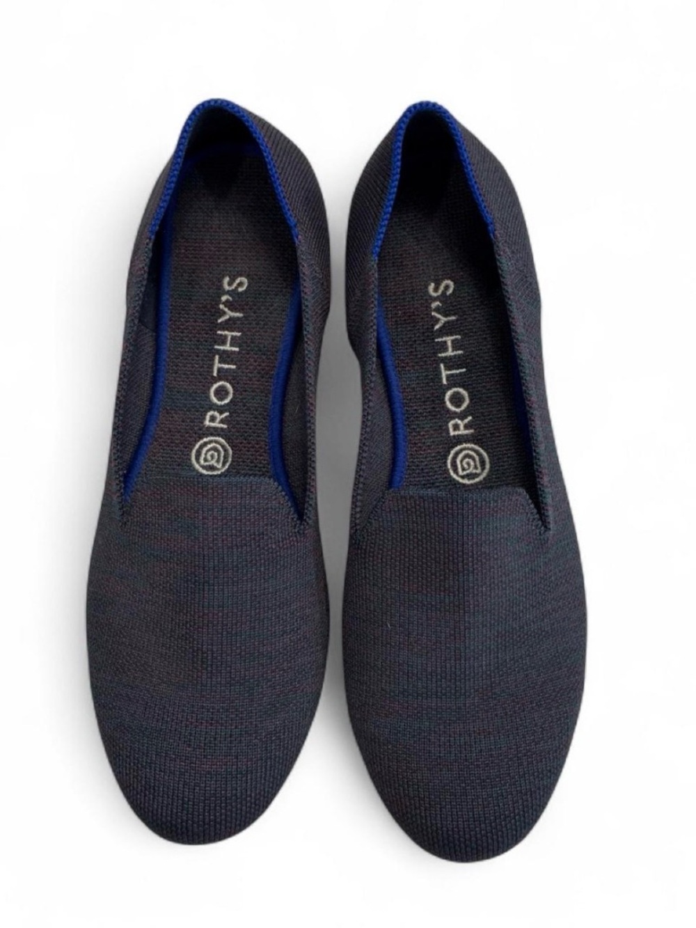 Rothy's Men's Navy Knit Slip-On Loafers